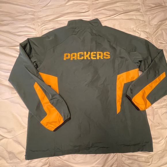 Greenbay Packers Reebok Half Zip Pullover - Picture 6 of 7